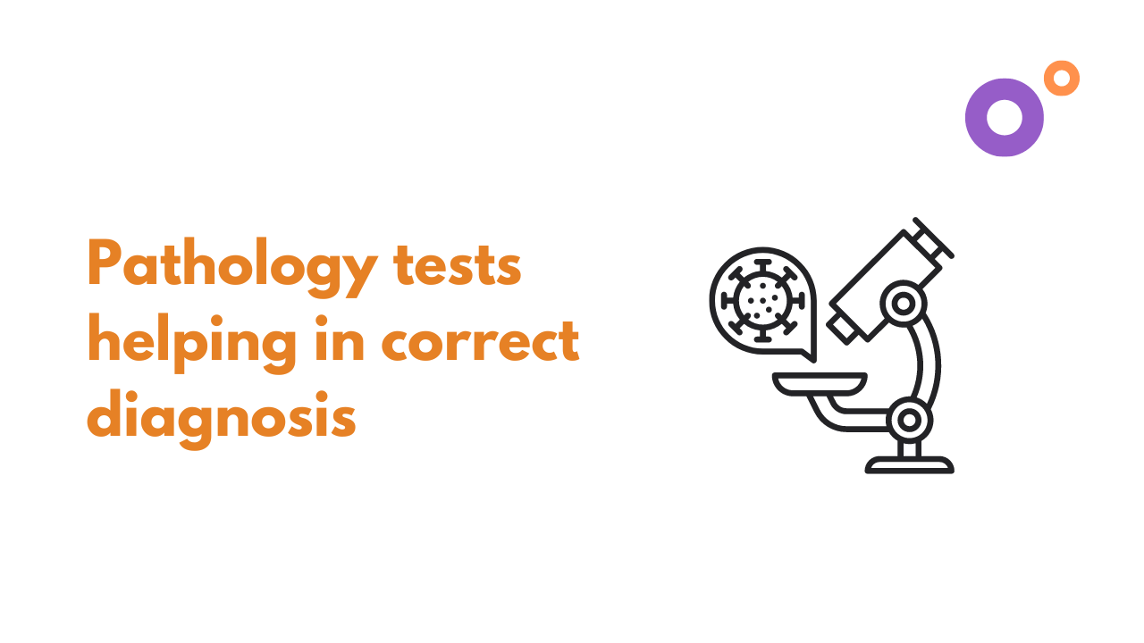 Pathology tests helping in correct diagnosis